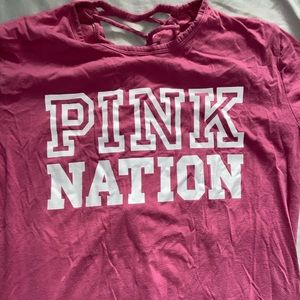 A pink pink nation shirt